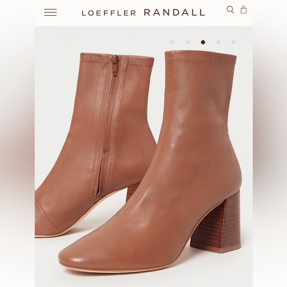 loeffler randall elise leather ankle boots
